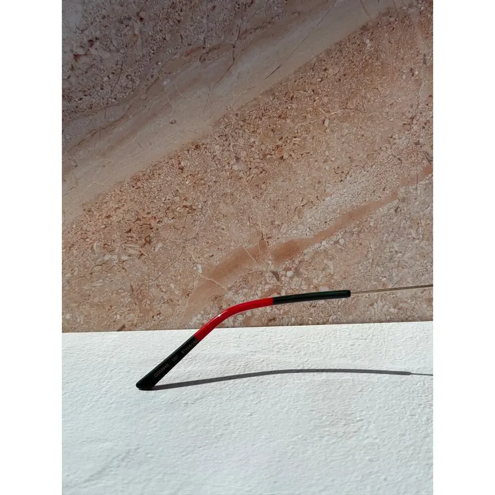 NEW Gucci GG0394S Black Oversized Square Sunglasses RARE - Picture 6 of 9